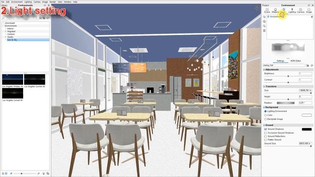 Sketchup+Keyshot Cafe Interior Scene (스케치업+키샷 인테리어) смотреть онлайн