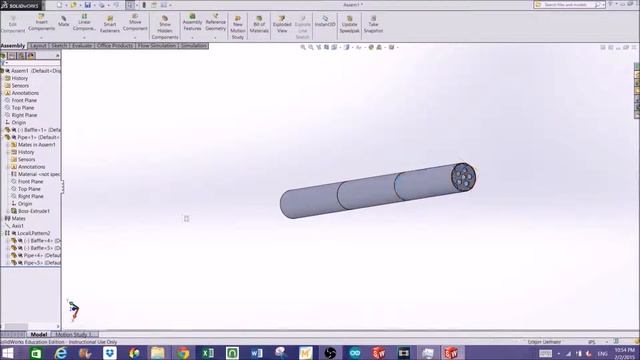 SolidWorks Fluid Flow Analysis смотреть онлайн
