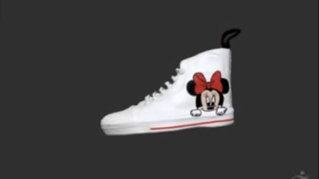 Minnie Mouse shoes ZBrush turntable смотреть онлайн