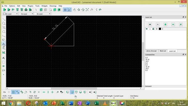 Librecad-Drawing shapes, dimension setting and hatching смотреть онлайн
