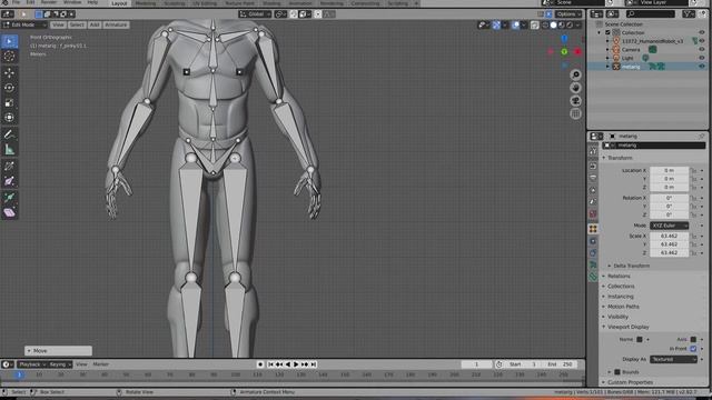 Blender 2.8: Rigging a humanoid model using the Rigify add-on смотреть онлайн