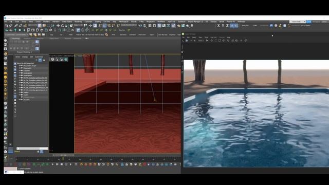 Chaos Vantage - Animated Pool Water with Caustics (Faked) смотреть онлайн