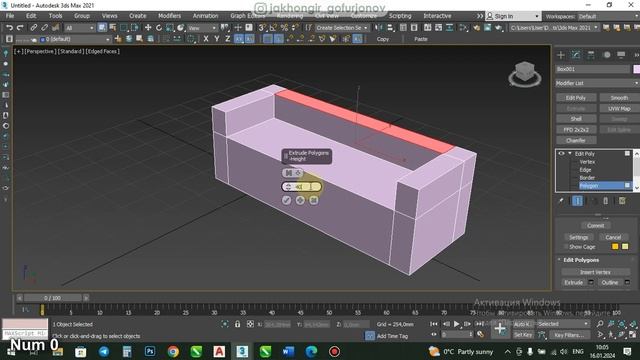 3Ds Max dasturida Mebel modelini yasash смотреть онлайн