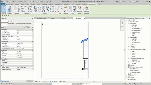 CIVIL-RESDESIGN: REVIT Section View with Labels смотреть онлайн