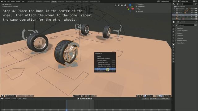 Blender 2.80 (EEVEE) Car Rig Pro 1.3 Installation Tutorial смотреть онлайн