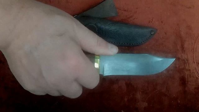 Нож "Олень-1" (сталь Х12МФ, наборная береста) https://korenok.ru смотреть онлайн