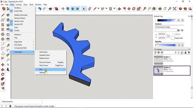 Animating section cut and exporting to video in sketchup смотреть онлайн
