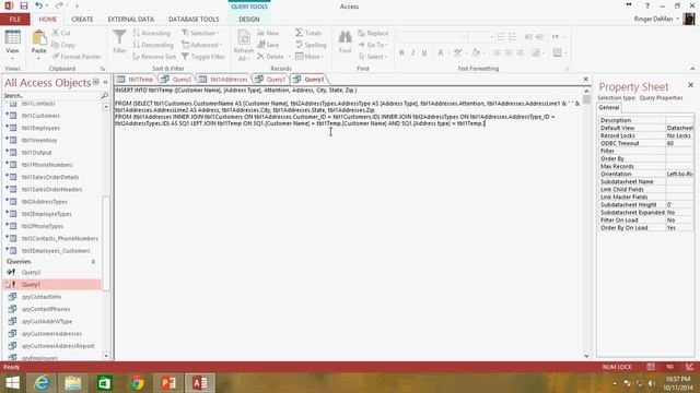 74. SQL Adding Only New Rows With INSERT INTO (Programming In Access 2013) смотреть онлайн