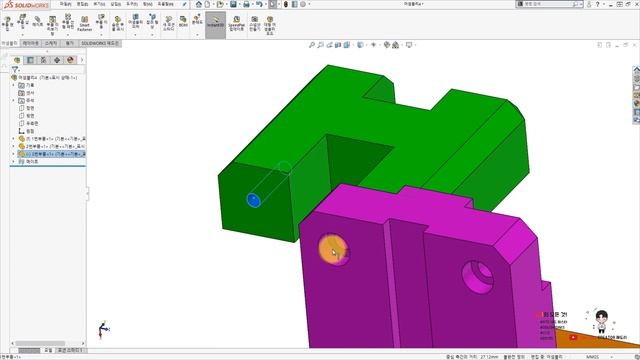 [재도리] #21화 솔리드웍스 어셈블리 배우기!! (솔리드웍스강좌/SOLIDWORKS/기초/배우기/인강) смотреть онлайн