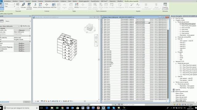 REVIT ARCHITECTURE - DATABASE - E PARAMETRI _PARTE 2 смотреть онлайн