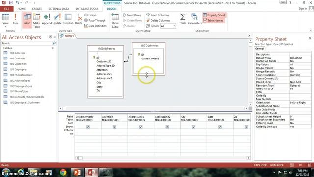 11. First SELECT Query (Programming in Microsoft Access 2013) смотреть онлайн