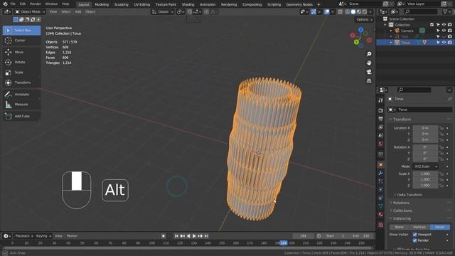 Blender Tutorial - Wave modifier смотреть онлайн