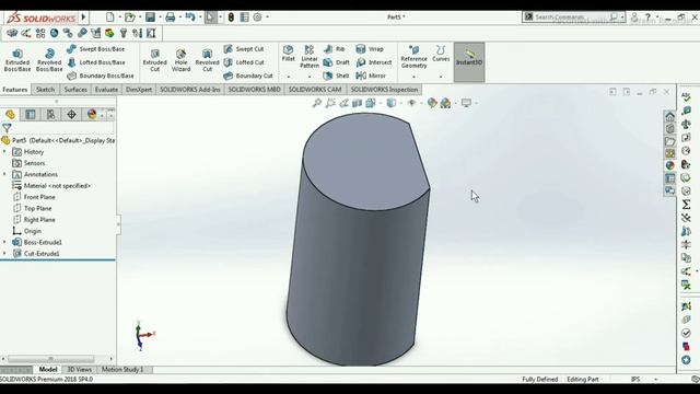 SOLIDWORKS FEATURES | USE OF SHELL FEATURES IN SOLIDWORKS | SOLIDWORKS FOR BEGINNERS | PART MODELIN смотреть онлайн