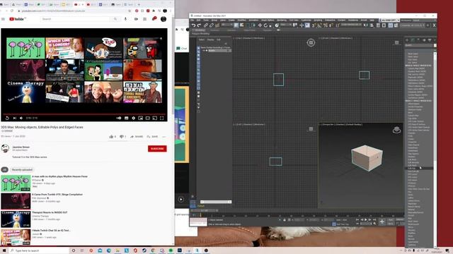 The basic functions for 3DS MAX! How to create and move objects etc. смотреть онлайн