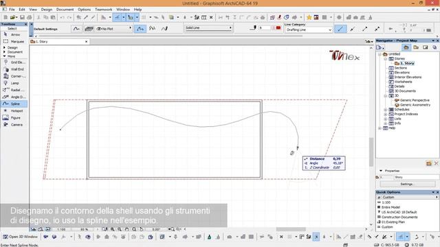 Archicad Pills How to define the outline of a Shell смотреть онлайн