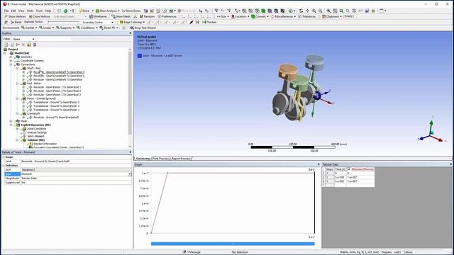 ANSYS Explicit Dynamics: Using Joints, Joint Loads and Probes смотреть онлайн
