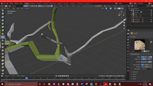Sickly Streams || Blender 2.83 - Daily Builds (Cherry Blossom Tree) смотреть онлайн