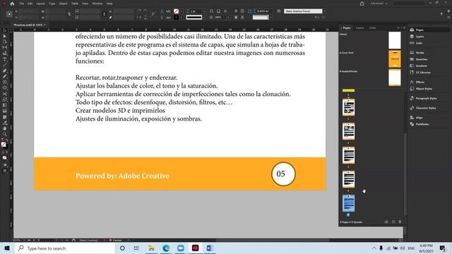 Table of contents with Indesign смотреть онлайн