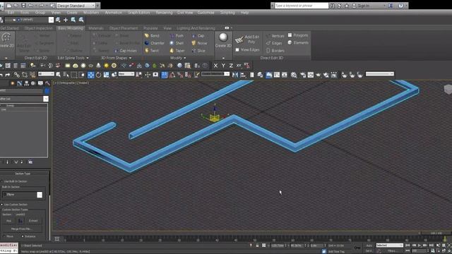 How to make sweep profile in 3dsmax смотреть онлайн
