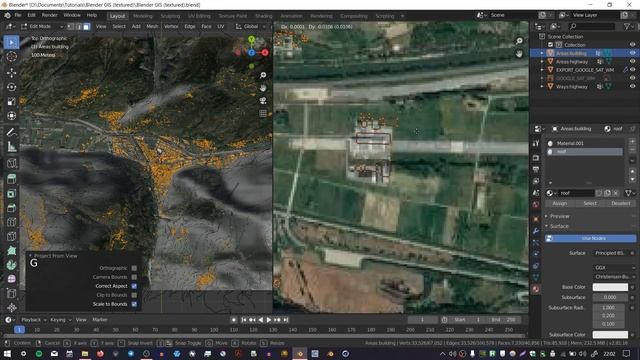 Blender GIS Texturing Buildings смотреть онлайн