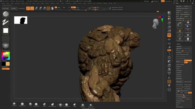 Thing Fantastic Four's Concept | Dheep Studio | Muhammad Zahid Raza Khan | Zbrush-Time-Laps смотреть онлайн