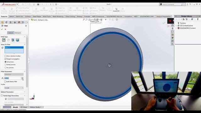 Solidworks with Graphic Tablet смотреть онлайн