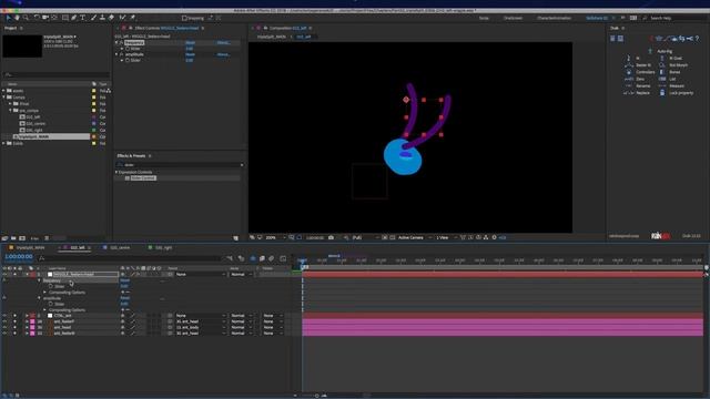 5 Wiggle expression and slider controls смотреть онлайн