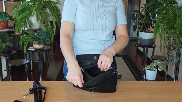 Женская сумка Pola 2417 черная смотреть онлайн
