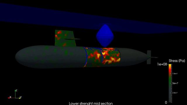 Dytran - Submarine Undex with Failed Structure-1 Training Workshop смотреть онлайн