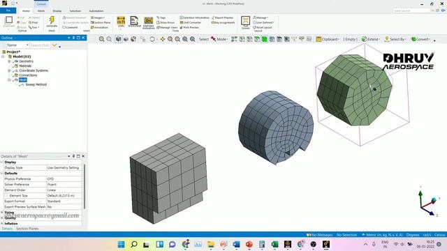 Ansys Meshing Tutorial - Mesh Method - Ansys 2021 R1 смотреть онлайн