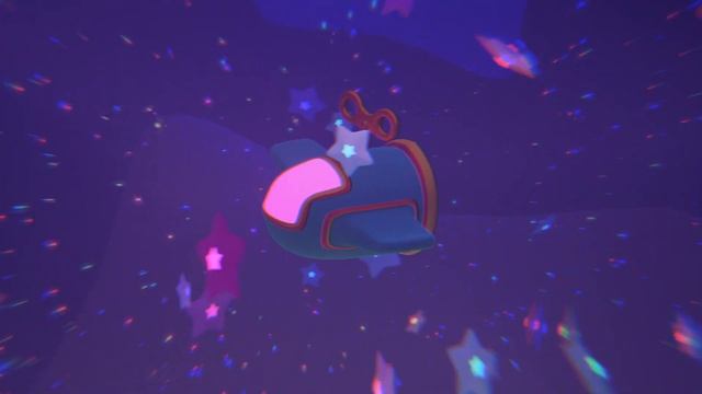 Blender animation - Toy spaceship in pastel galaxy смотреть онлайн