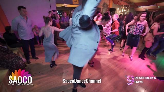 Samuel Funflow and Gali Velez Pivovarova Salsa Dancing at Respublika Days 9, Sat 04.05.2019 (SC) смотреть онлайн