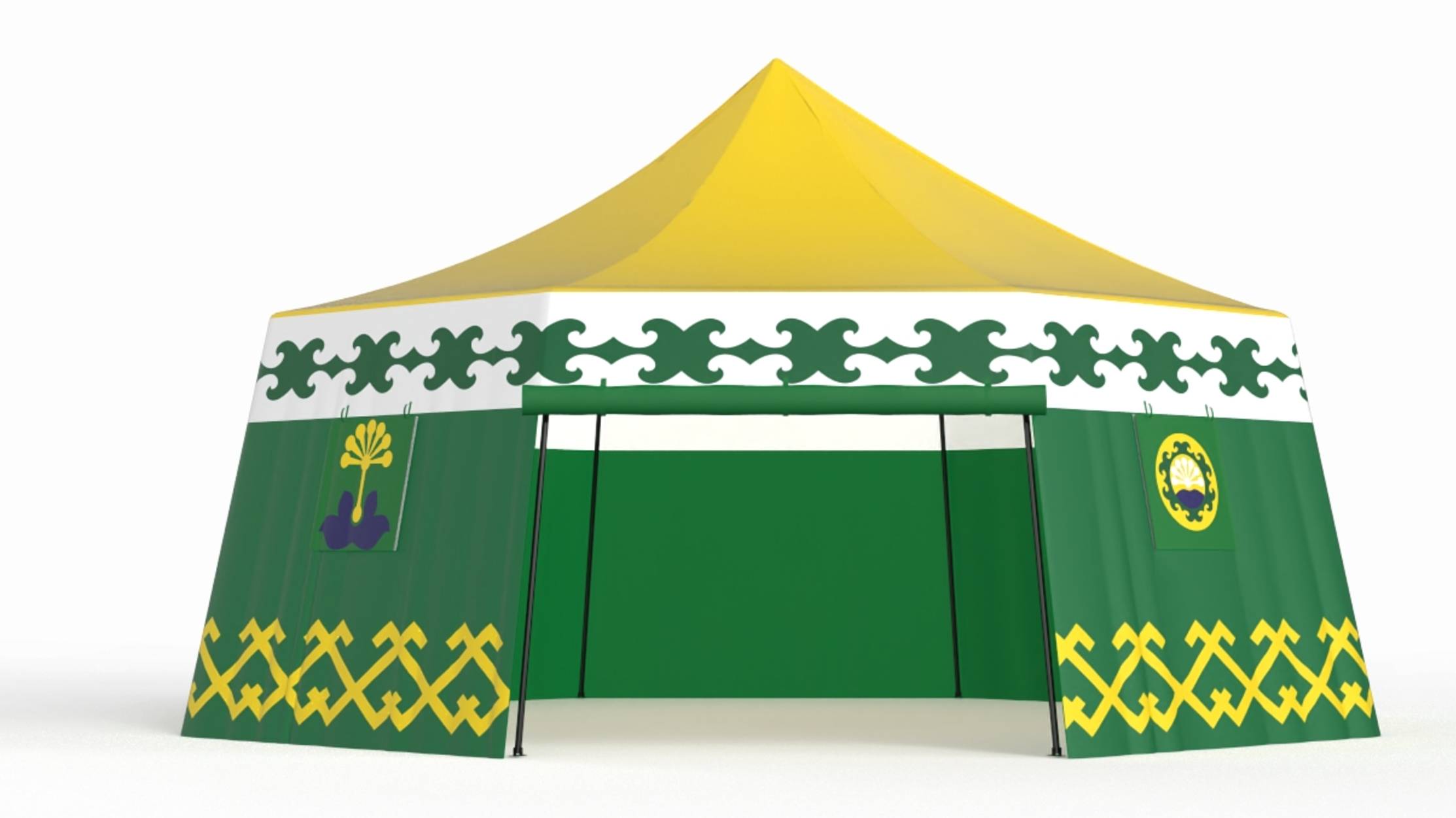 Развертывание и свертывание Юрты 6м