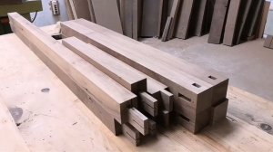 Изготовление стола на шипах и пазах - "без гвоздей". Интересная обвязка.