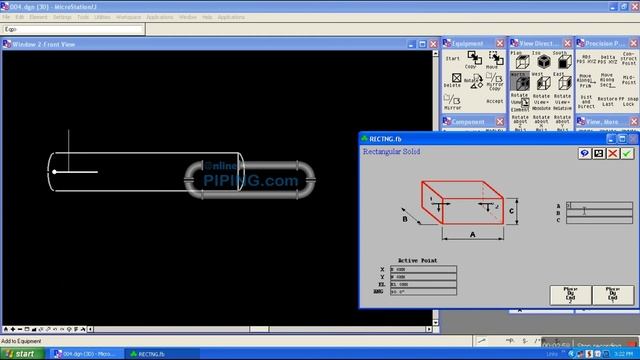 PDS Equipment Modelling Training Tutorial Video. Class-1 смотреть онлайн