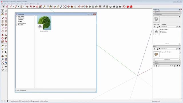 Thea for SketchUp: Getting Started 2/3 - Proxy Creation смотреть онлайн