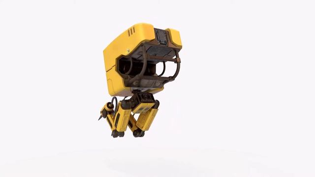 Robot Welder PBR Low Poly 3d Model Riged Animated смотреть онлайн