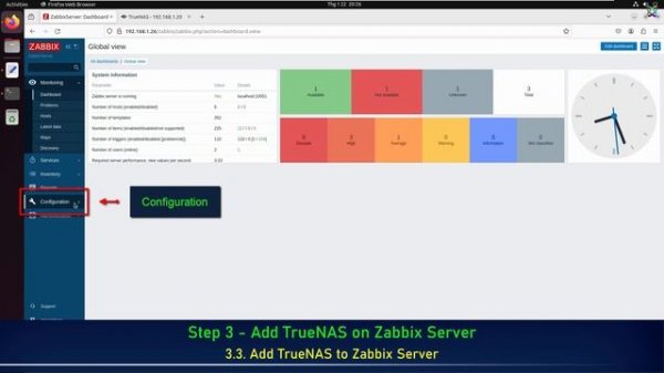 Zabbix - Monitor TrueNAS with SNMPv3 on Zabbix Server