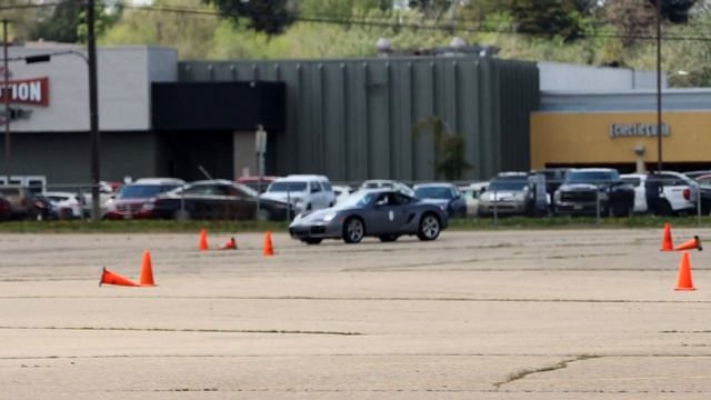 Silver Sage PCA May Autocross - Cayman S