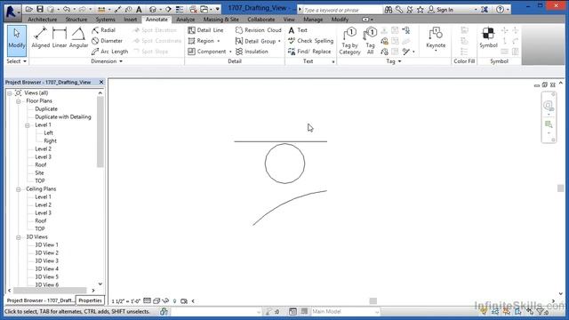 Autodesk Revit Architecture 2014 Tutorial | Drafting View смотреть онлайн