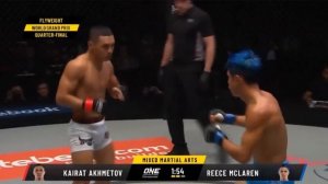 Kairat Akhmetov vs  Reece McLaren полный бой
