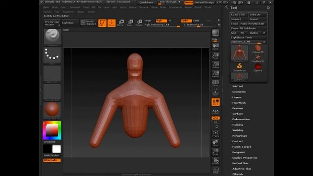 Zsphere - Zbrush 4R6 - Criando Referências pra Desenho! смотреть онлайн