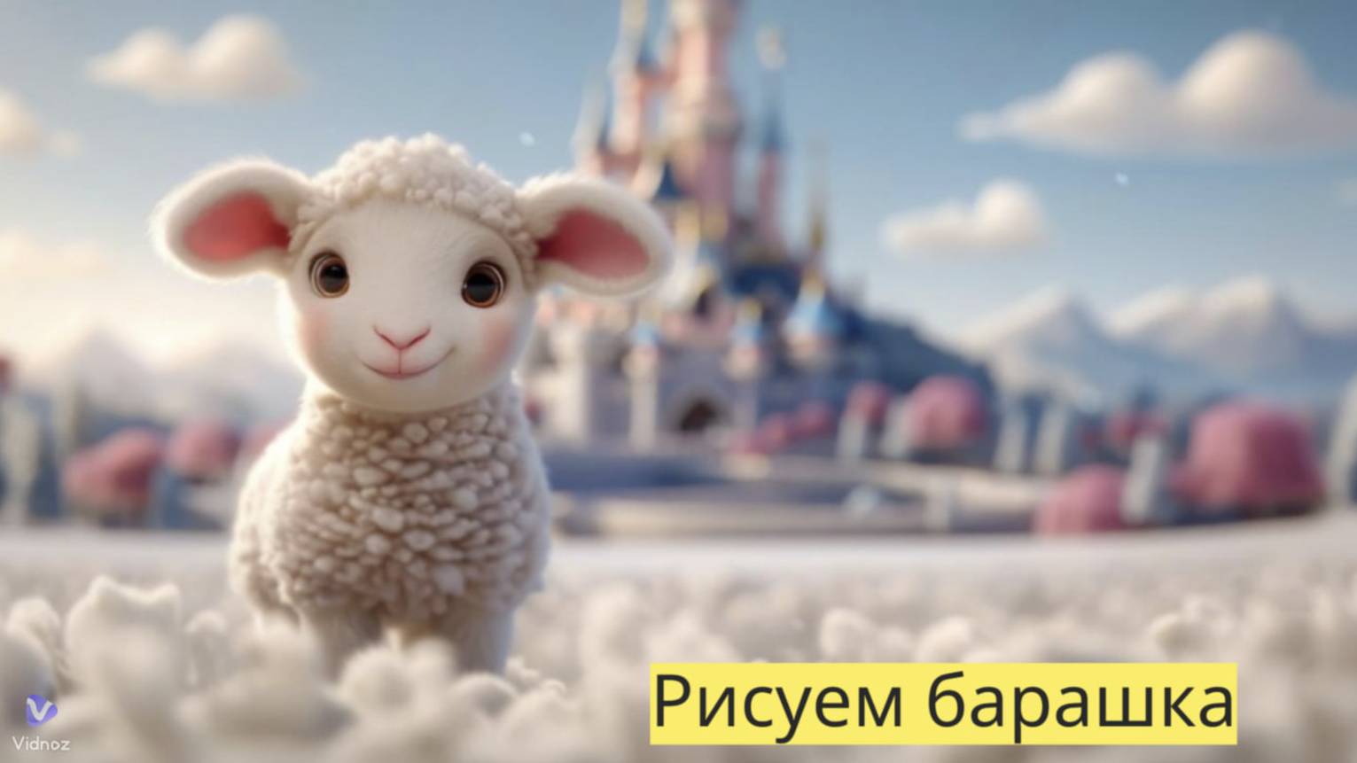 Маленькие художники: Рисуем барашка- Детский образовательный мультфильм смотреть онлайн