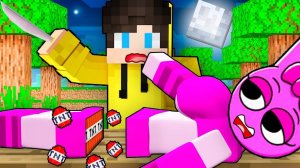 Я РАЗДЕЛИЛ СПРУНКИ НА 2 ЧАСТИ! ЧТО В СЕРЕДИНЕ В МАЙНКРАФТ?