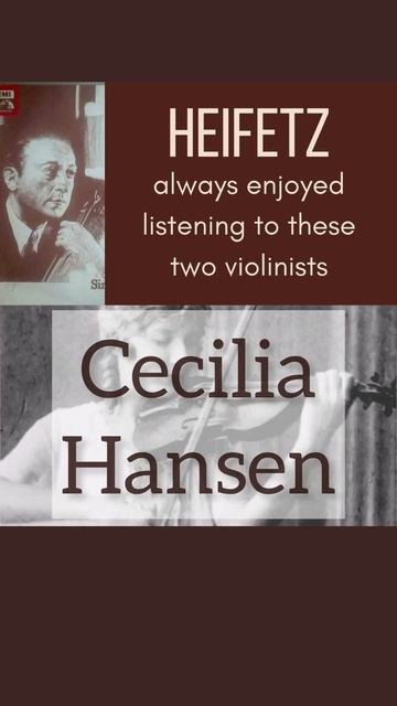 Heifetz enjoyed listening to these two violinists смотреть онлайн