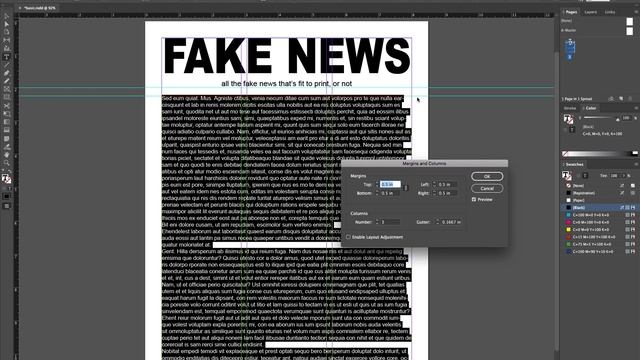 InDesign - Working with Text and Columns смотреть онлайн