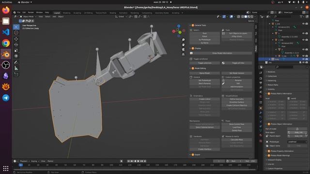 URDF Blender 3.3.19 Phobos 2.0 смотреть онлайн