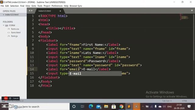 Fieldset & Legend Tag| WEB DESIGN WITH HTML|HTML Crash Course For Absolute Beginners|how to use tag смотреть онлайн