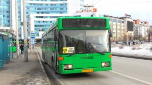 Автобус Екатеринбурга Mercedes-Benz O405N № КМ 229 66 маршрут 60 на остановке "Сандуновские бани"