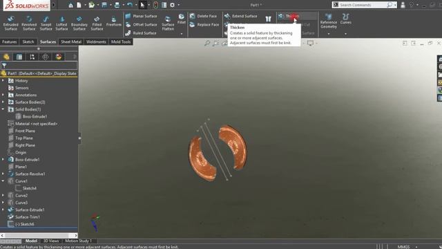SOLIDWORKS 2018 - VOLLEY BALL TUTORIAL (FAST AND EASY METHOD) смотреть онлайн